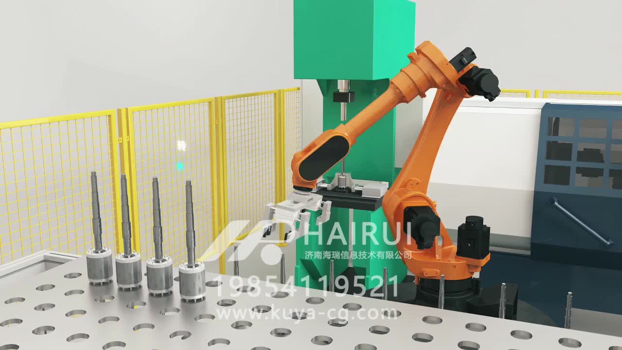 工厂机械动画制作 机械三维动画 